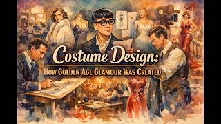 Costume Design: How Golden Age Glamour Was Created | Episode 33#ClassicHollywood#CostumeDesign#Gold