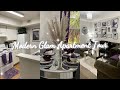Furnished Apartment Tour 2021- Part 1/ Modern Glam Rooms Tours / Queen Val Livin