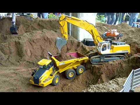 Rc construction excavator