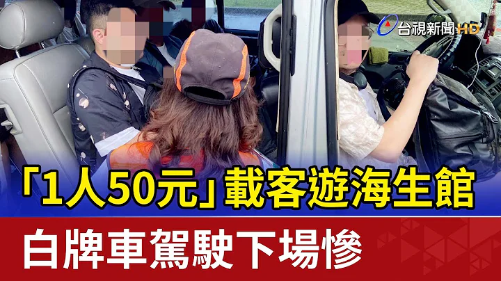 「1人50元」載客遊海生館 白牌車駕駛下場慘 - 天天要聞
