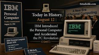 Today in History, August 12 | IBM Introduced the Personal Computer and Accelerated the PC Revolution