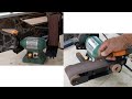 TABLE / BENCH GRINDER into BELT SANDER / BELT GRINDER