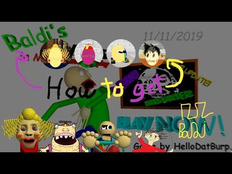 How To Get Everybody Forget About Him Badge Baldi S Basics - roblox baldis basics 3d morphs rp badges wiki