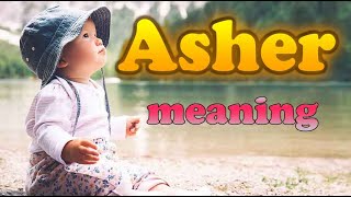Asher Origin and Meaning  , baby names 2022 video screenshot 5