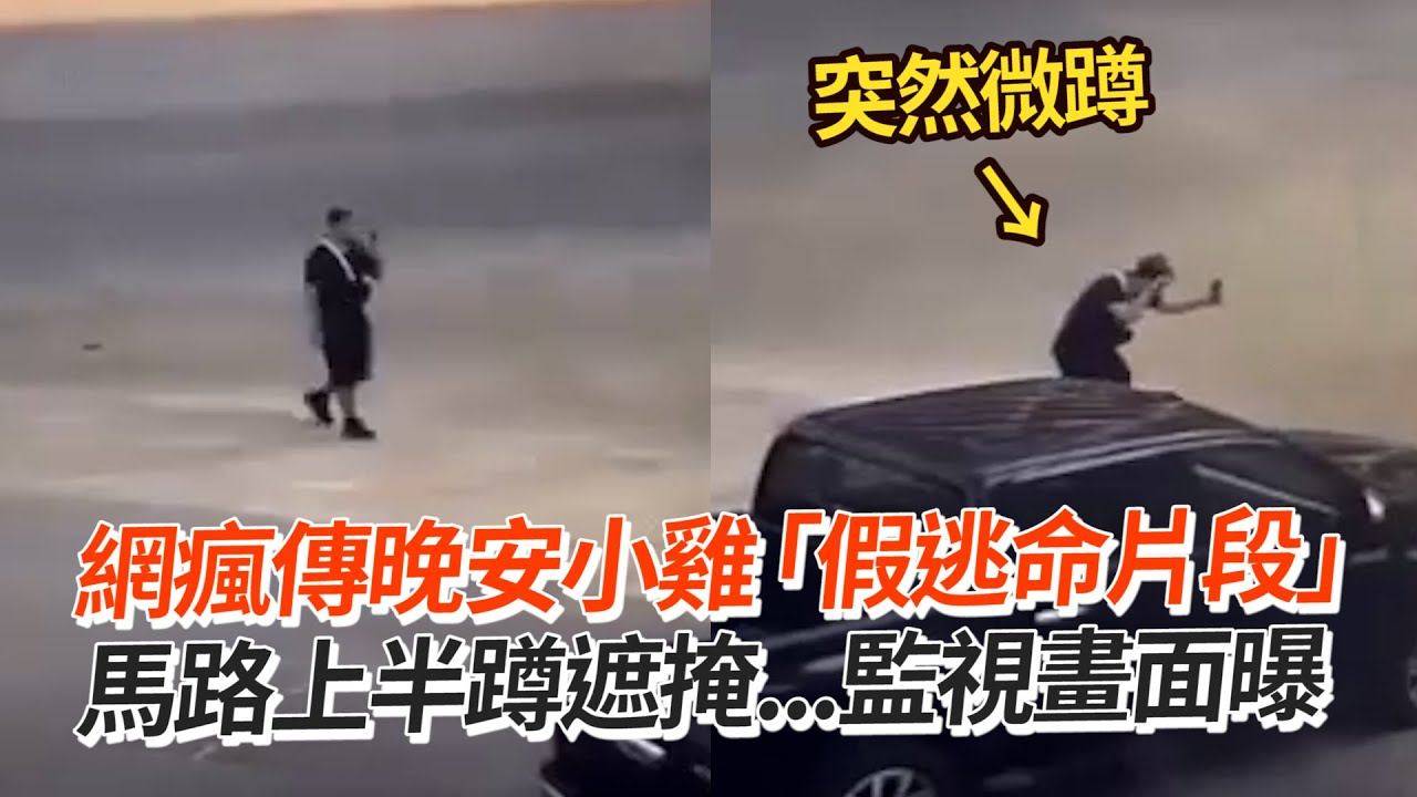 網瘋傳晚安小雞「假逃命片段」 監視畫面曝 - YouTube