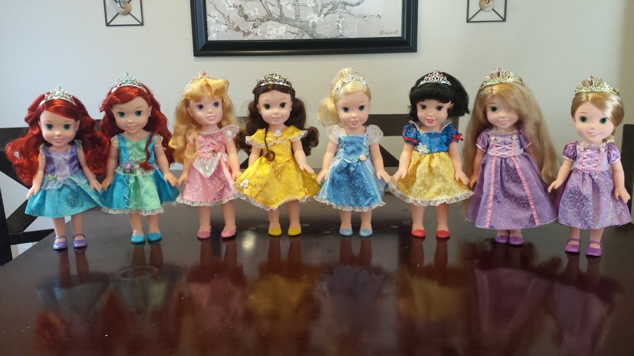 Disney My First Princess Toddler Dolls Youtube