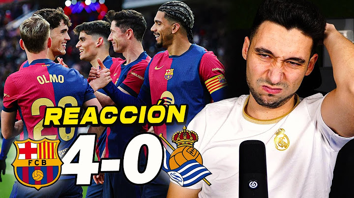 REACCIONES DE UN HINCHA al Barcelona vs Real Sociedad 4-0 (+3 AL MADRID) | ByDiegoX10