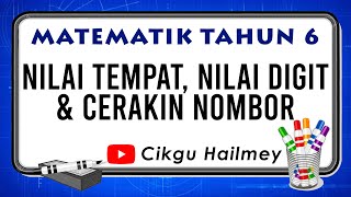 Matematik Tahun 6 - Nombor 7 Digit, Cerakin, Bundar