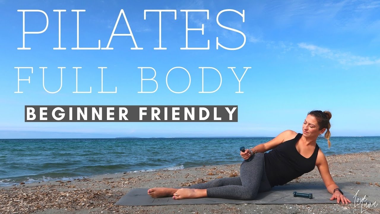 NO TALKING PILATES full body workout with mini weights - BEGINNERS ...