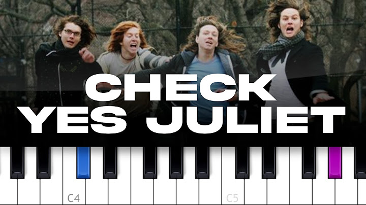 Check Yes Juliet Piano version - Piano performance video thumbnail