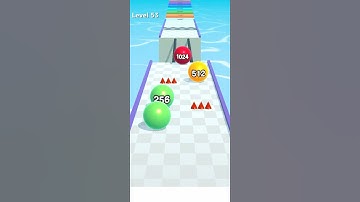 Ball Run 2048 - Level 53 Gameplay