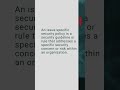 Issue-Specific Security Policy, Cybersecurity Mini Dictionary #shorts