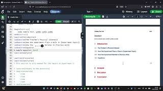 Physics 1 Lab LaTeX Tutorial