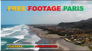 FREE FOOTAGE PANTAI PARANGTRITIS || BEBAS COPYRIGHT