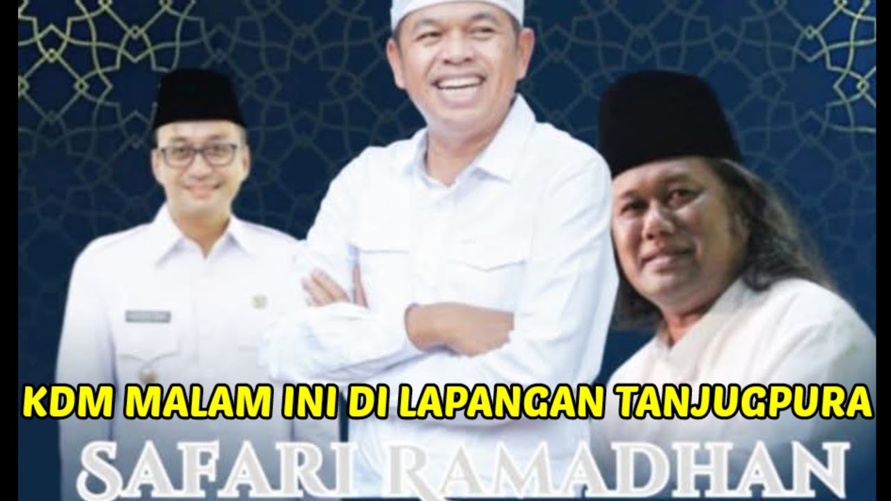 Safari Ramadhan KDM | Ribuan Manusia Padati Lapangan Desa Tanjungpura #kdm 