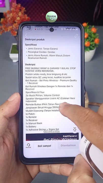 Jumlah Nada Dering Di Bell Rumah Wireless