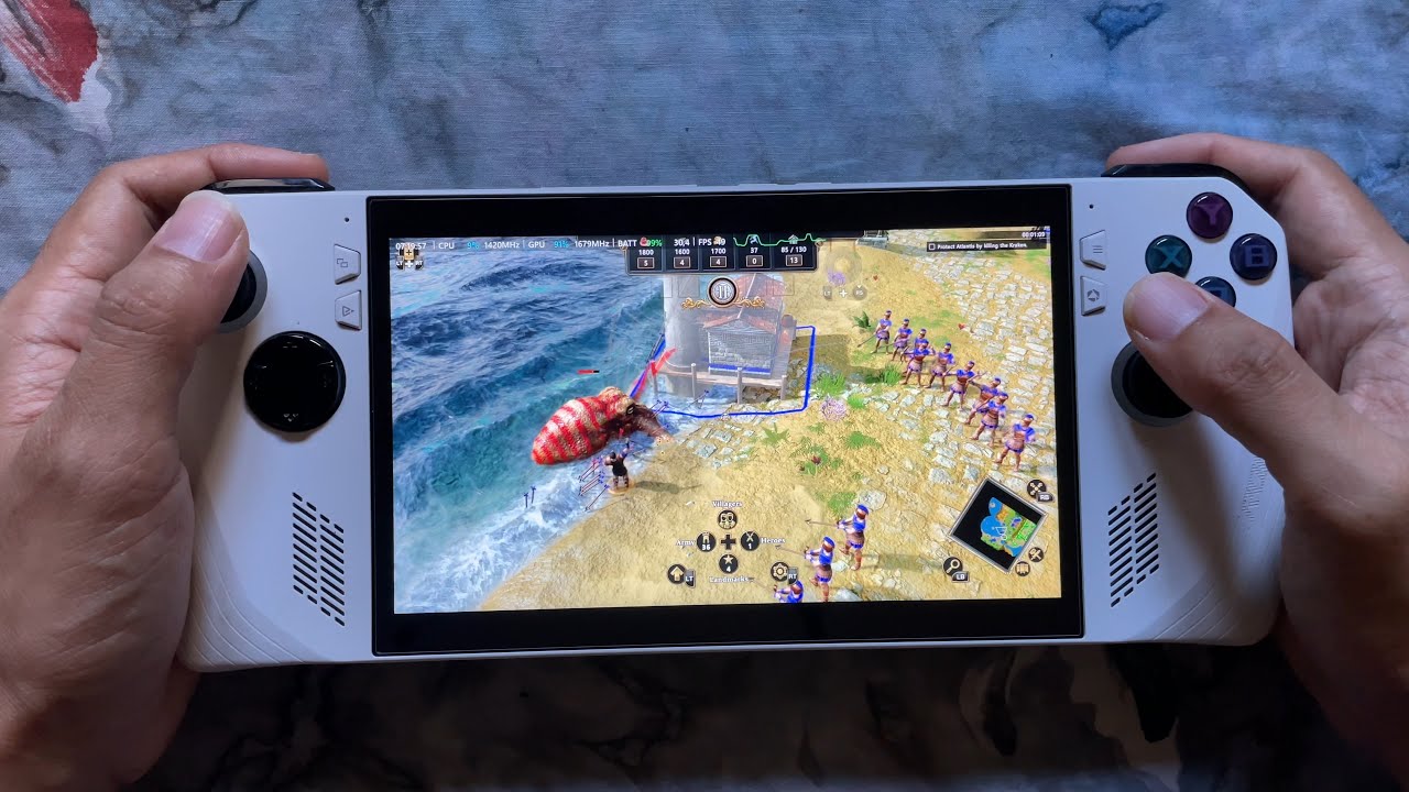 Age of Mythology: Retold - Asus Rog Ally (pc handheld)