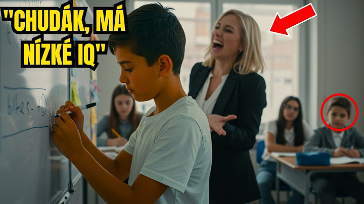 Učitelka Se Pokusila Přimět Žáka Vyřešit Těžký Příklad Před Všemi, Ale Chlapec...