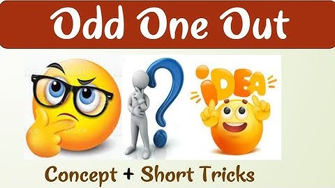 Odd One Out | Classification | Reasoning | Useful For SSC CGL CHSL CPO , RRB NTPC & ALL GOV EXAM