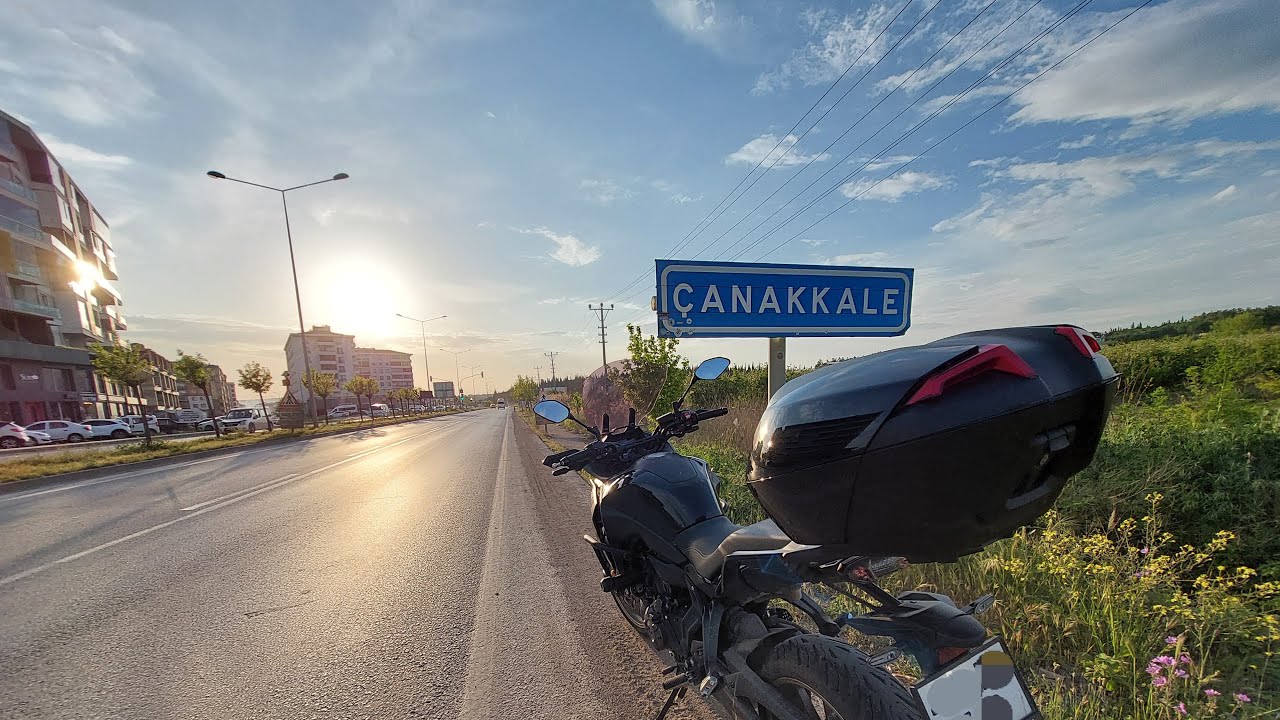 Motovlog #1: Çanakkale Şehir Turu | Yamaha Tracer 7