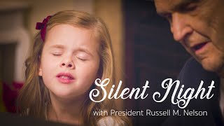 Silent Night - Claire Crosby with Russell M. Nelson, President of the Church of Jesus Christ