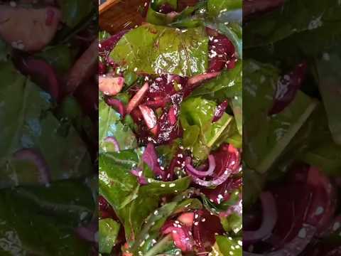 Салат из огурца со свеклой. Очень лёгкий и вкусный