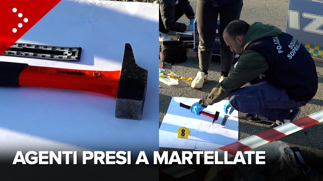 Poliziotti presi a martellate nell'area di servizio Viverone Sud su bretella Santhià: uno spara