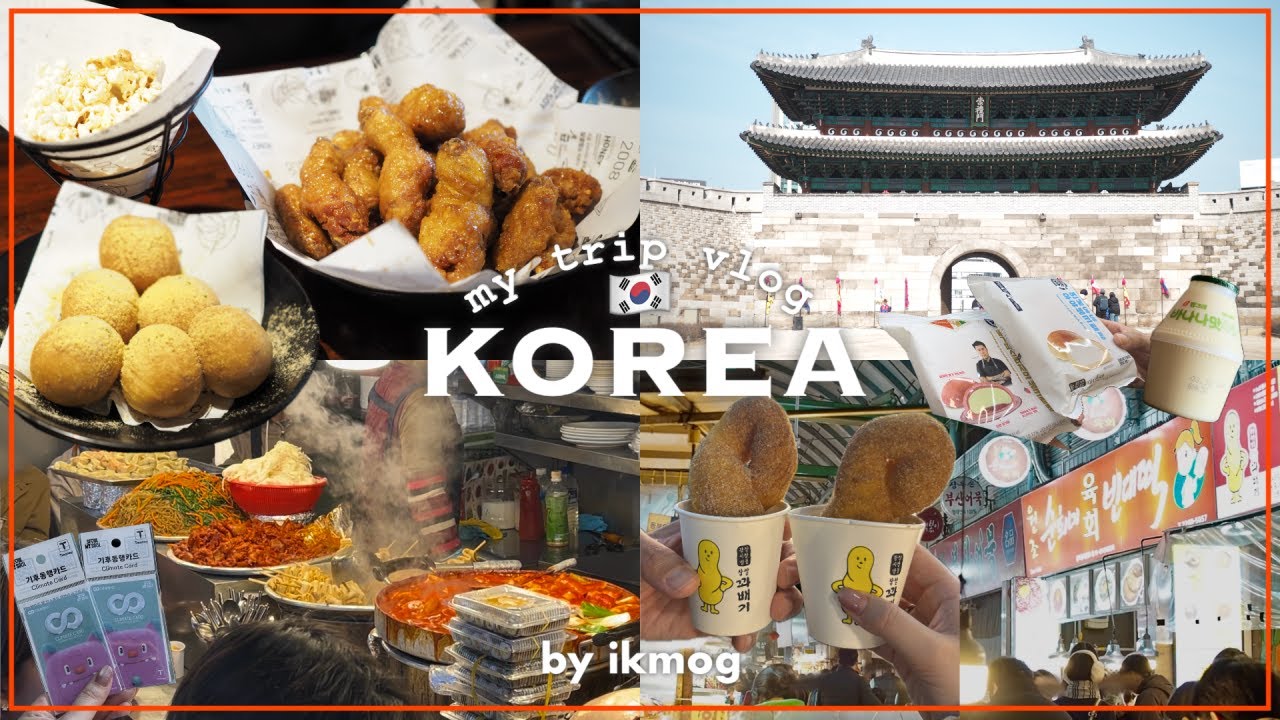 𝑲𝑶𝑹𝑬𝑨 𝑽𝑳𝑶𝑮🇰🇷 はじめての韓国旅行🍗キョチョンチキン、広蔵市場、ロッテマートZETTAPLEXでショッピング🛒ZIPAIR｜グレイスリーソウル　#vlog #korea #travel