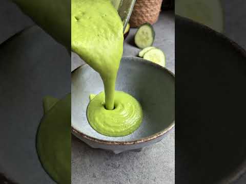 Crema de pepino y aguacate 🥑 #easyrecipes #recetas #lowcarb