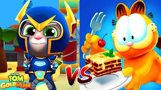 Talking Tom Gold Run Hyper Tom VS Garfield Rush GAMEPLAY Talking Tom Gold Run Hyper Tom VS Garfield Rush GAMEPLAY