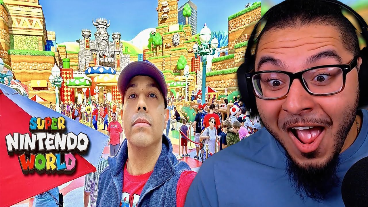 DashieGames - I FINALLY WENT TO SUPER NINTENDO WORLD!! AND OMG!!! | REACTION