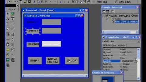VIDEO 04 - VISUAL BASIC 6 - MÁS INSTRUCCIONES - COLORES