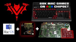 Amiga Vampire 1200 V2 AGA running STAR WARS Rebel Assault 2 on Mac OS 7.5 with Fusion Emulator. screenshot 4