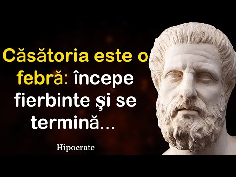 Foarte utile și înțelept citate Hipocrate despre sănătate și viață
