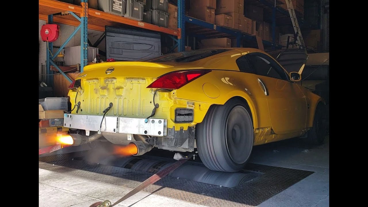 Andrew's Vortech 350Z putting out 421whp at 9psi with slipping belt