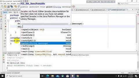 5.6 Lambda Expression(Advanced Java) Java Bangla tutorial |Md Abdullah Imon|CST 6th semester