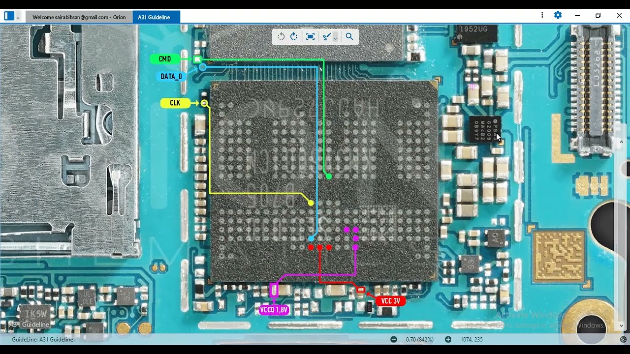 Samsung A31 ISP Pinouts | eMMC Test Points | UFS / ISP Pinout Diagram | Hardware Repair Guide