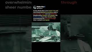 Why the Soviet T-34 Tank Terrified Germany in WWII #shorts