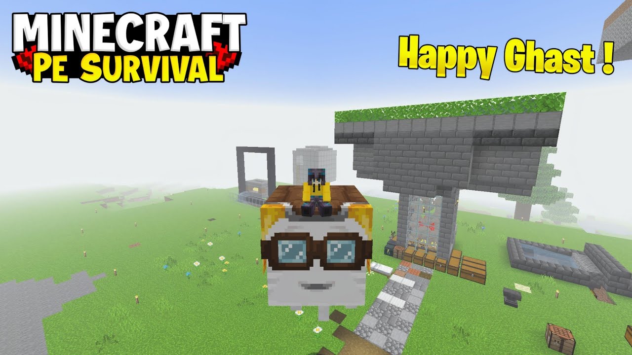 I Saved The Happy Ghast In Minecraft Survival | #7 | MgPlayzx - YouTube