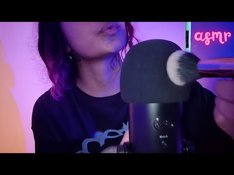 My First ASMR With A Mic 🎙️ Mic Brushing, Mic Touching & Mouth Sounds for Deep Relaxation