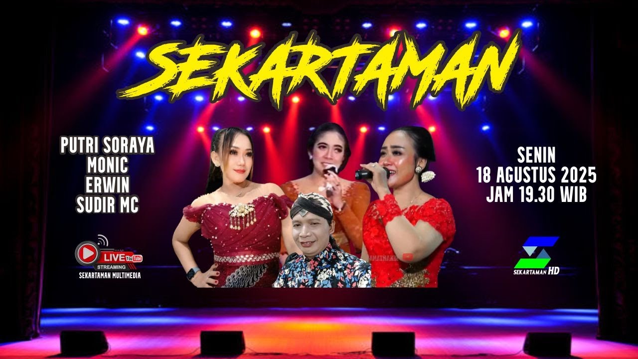 🔴 Live Cs. SEKARTAMAN Music // Memperingati HUT RI Ke 80 // Senin, 18 Agustus 2025