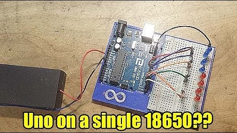 Can you power an Arduino with a single 18650?