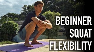 15 Minute Beginner Squat Flexibility Routine (FOLLOW ALONG)