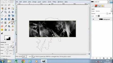How to make a Pop-Out sig in GIMP