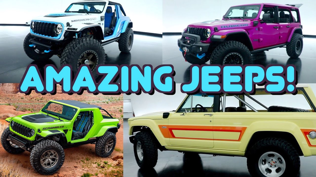 Jeep Builds New Round of One-Off Vehicles for Easter Jeep 2023 - Get the  Details From the Designer - YouTube