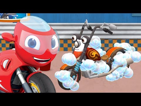 Ricky Zoom Español | ¡Lava Las Motos! 