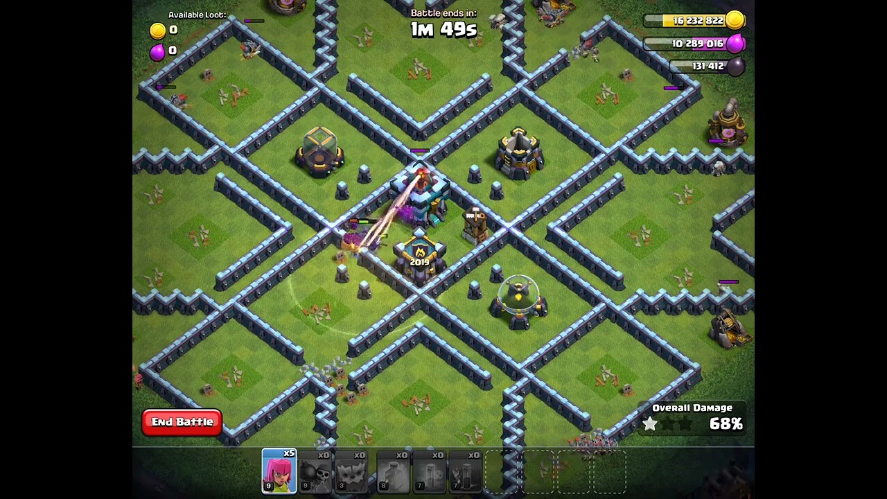 Clash of Clans 10 Year Anniversary 2019 Challenge – 3 Star ⭐