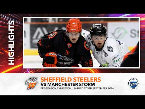 Sheffield Steelers v Manchester Storm - Pre-Season - 5th September 2026