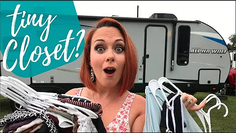 Take a Peek Into My Bedroom! Fulltime RV Living - How much clothing do I own?