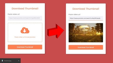 YouTube Thumbnail Downloader App build in HTML, CSS, JAVASCRIPT and PHP